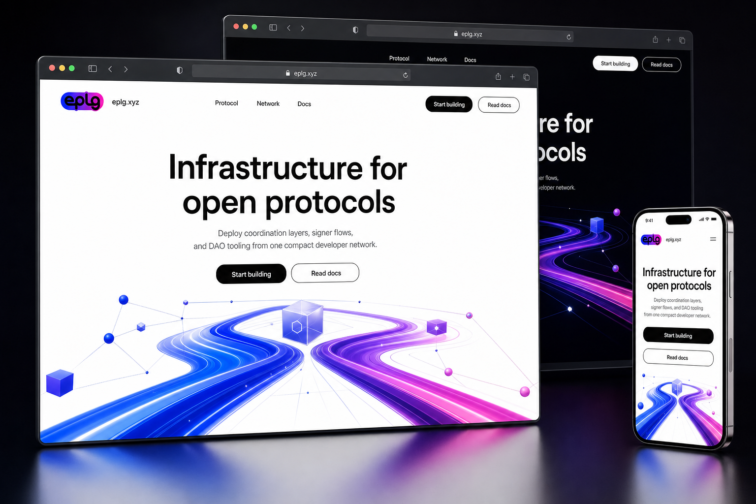 eplg.xyz website concept preview