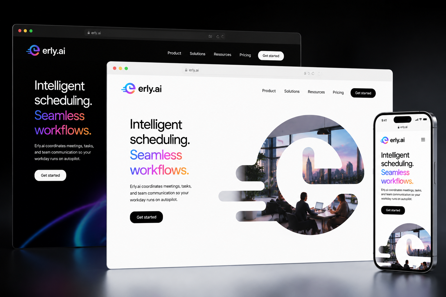 erly.ai website concept preview