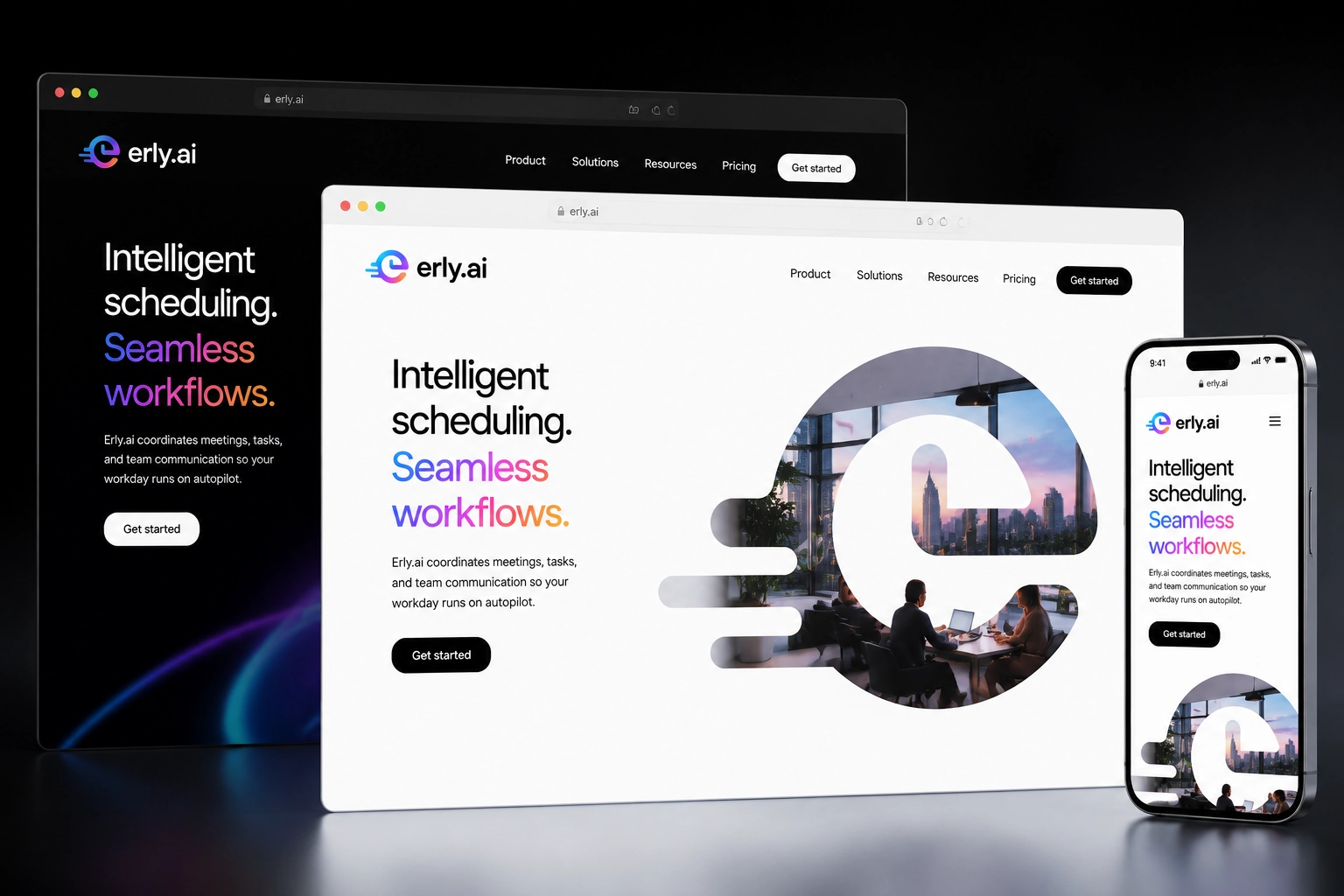 erly.ai website concept preview