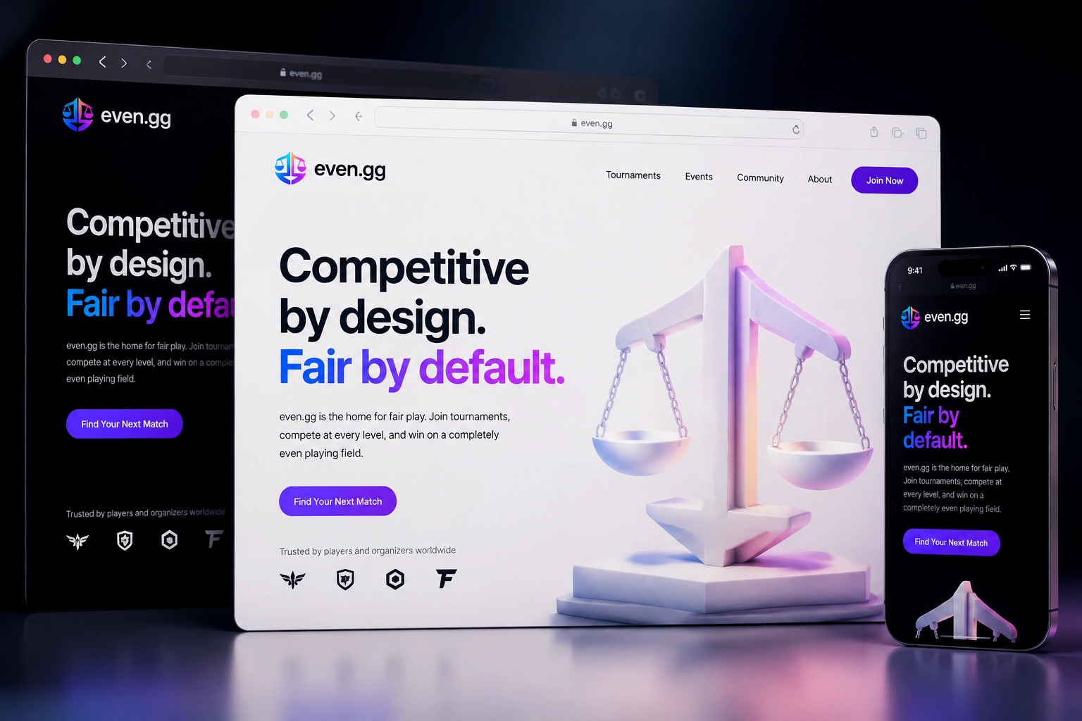 even.gg website concept preview