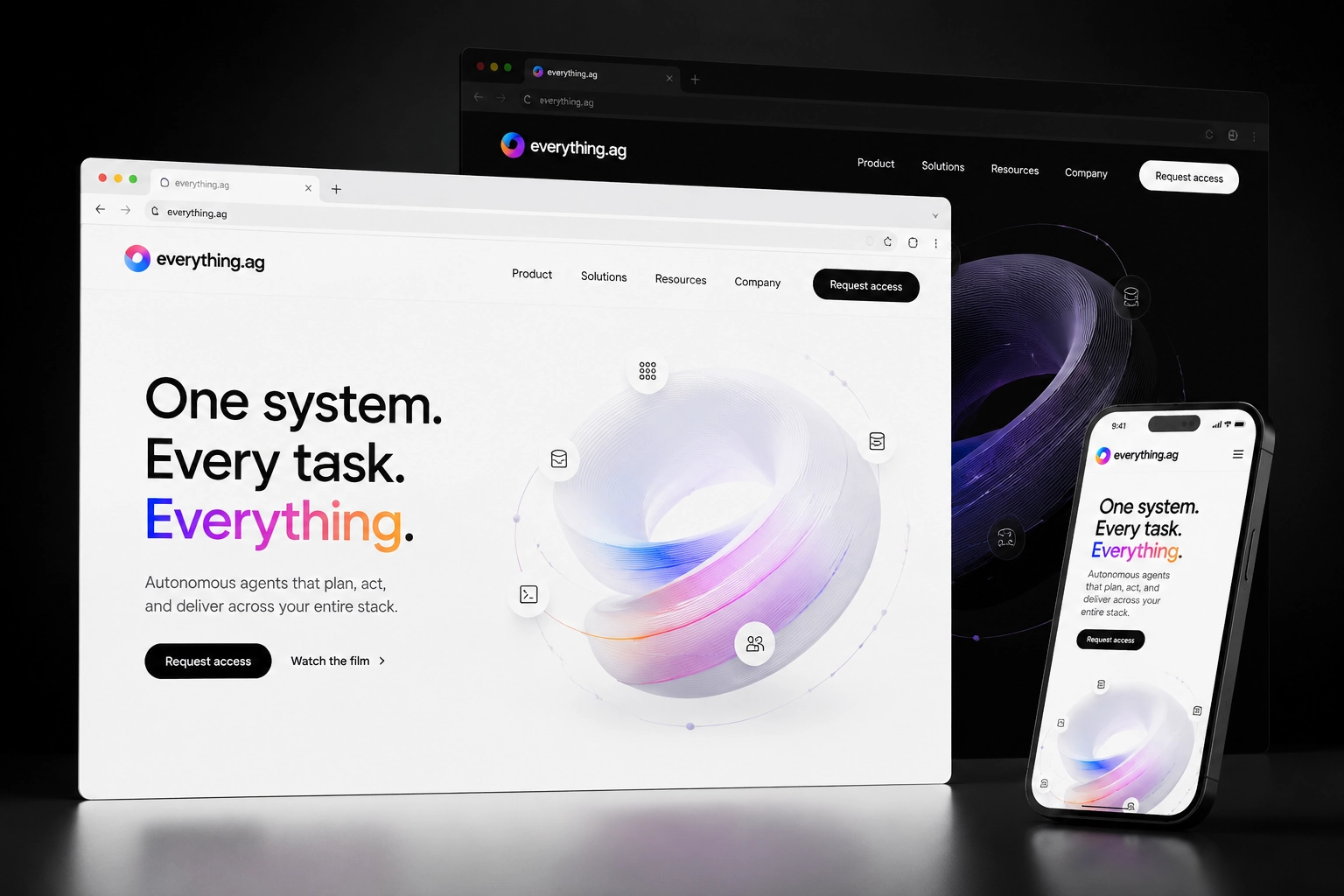 everything.ag website concept preview