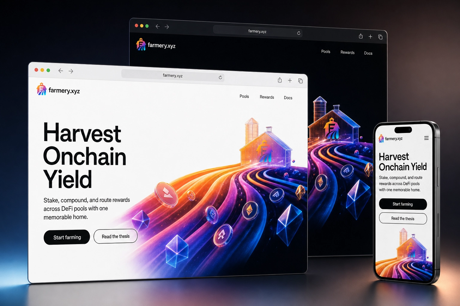 farmery.xyz website concept preview