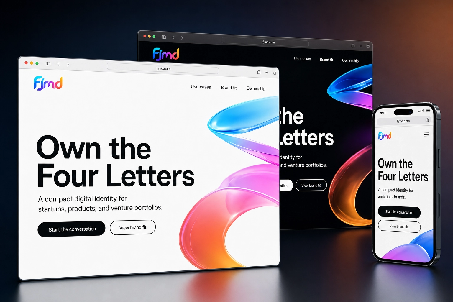 fjmd.com website concept preview