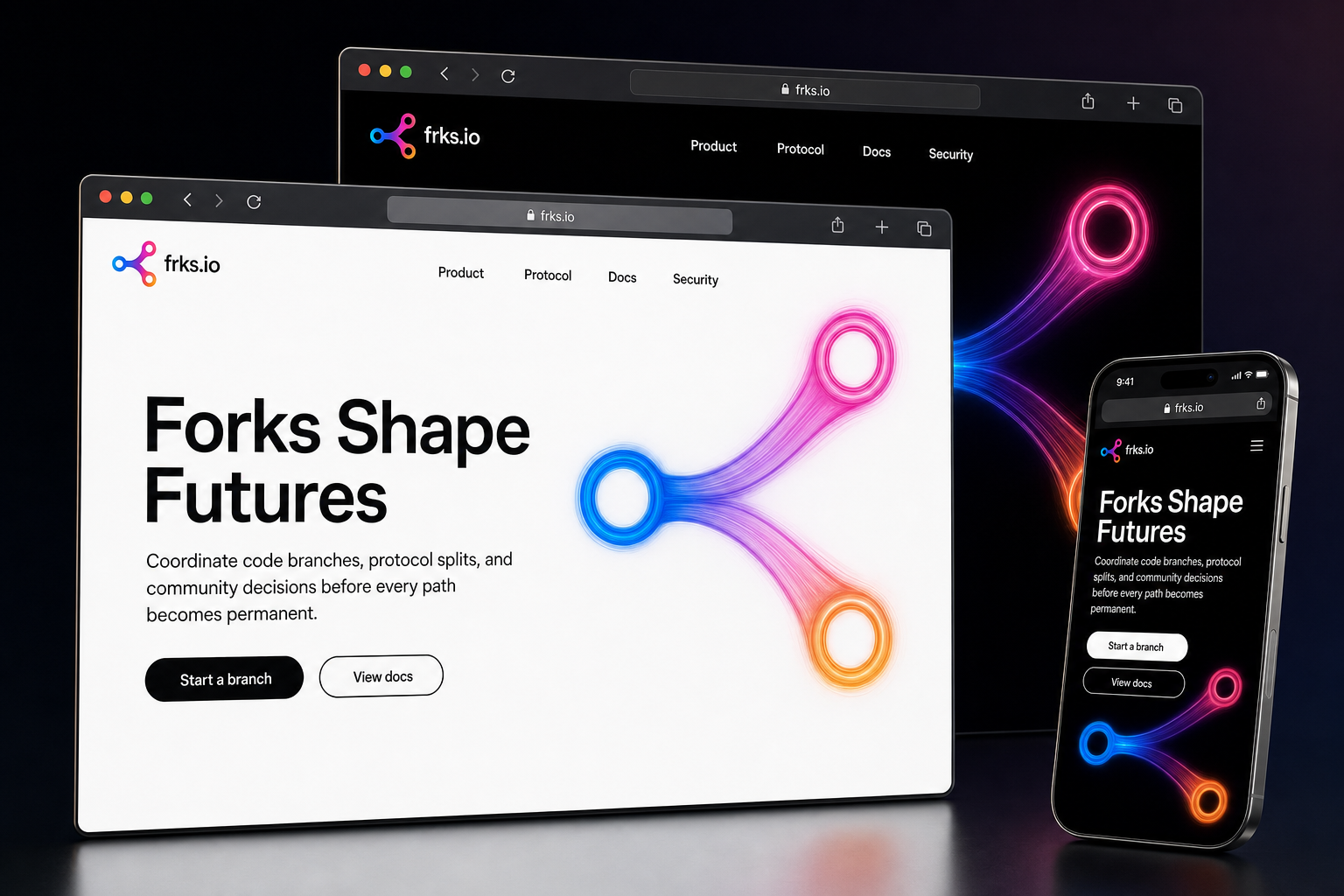 frks.io website concept preview