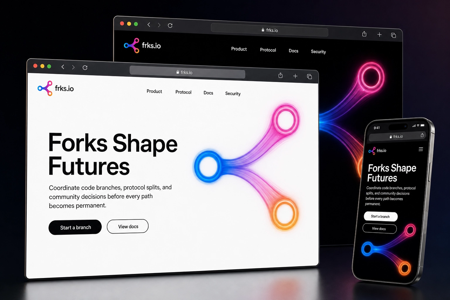 frks.io website concept preview