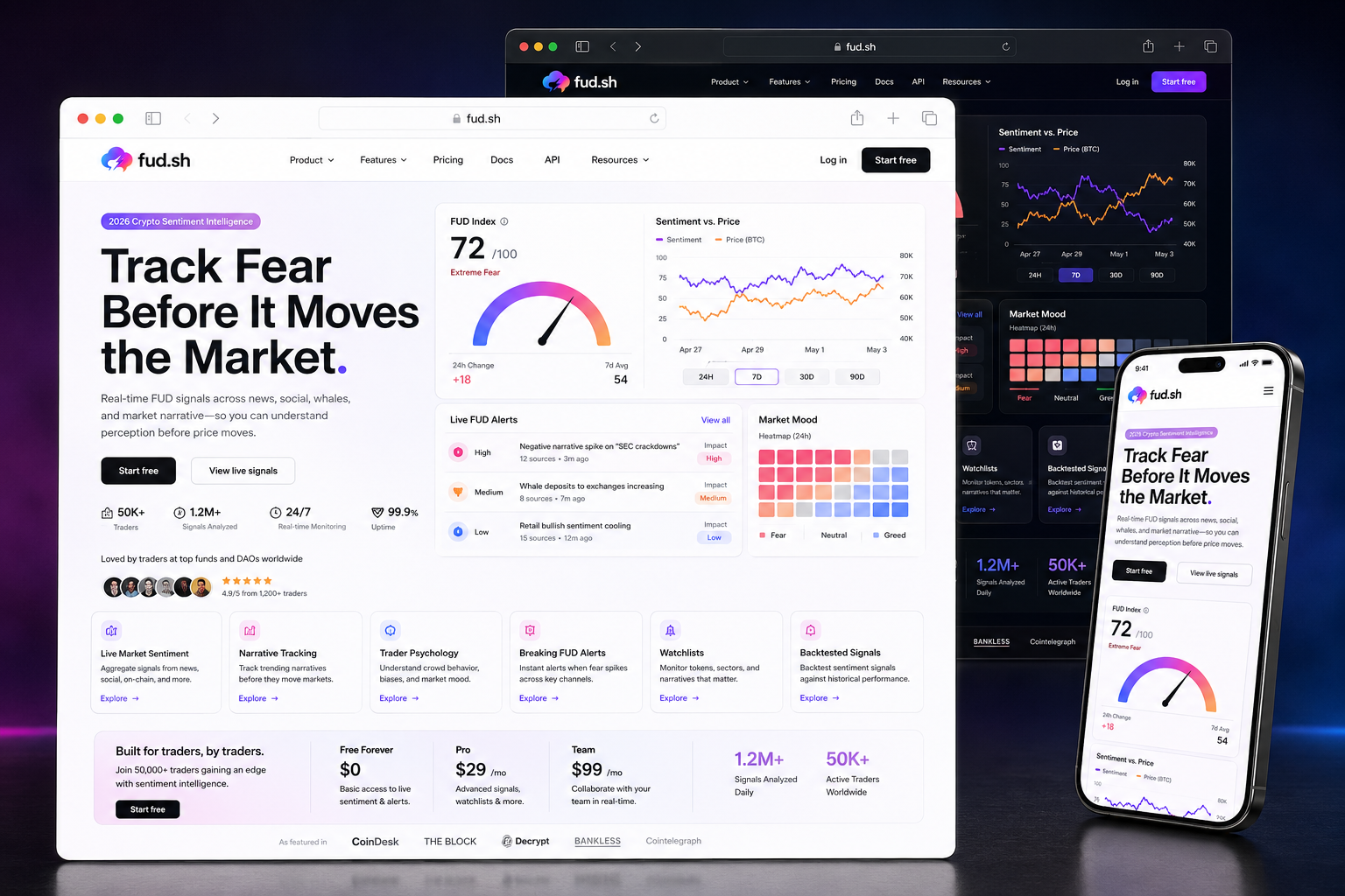 fud.sh website concept preview