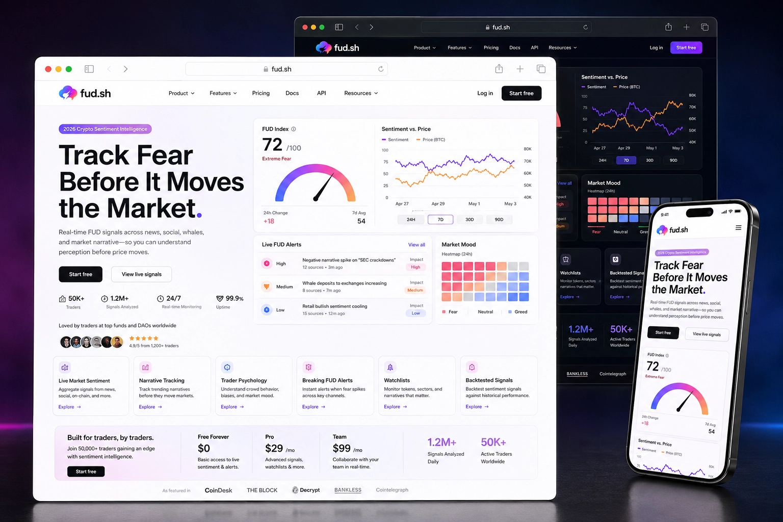 fud.sh website concept preview