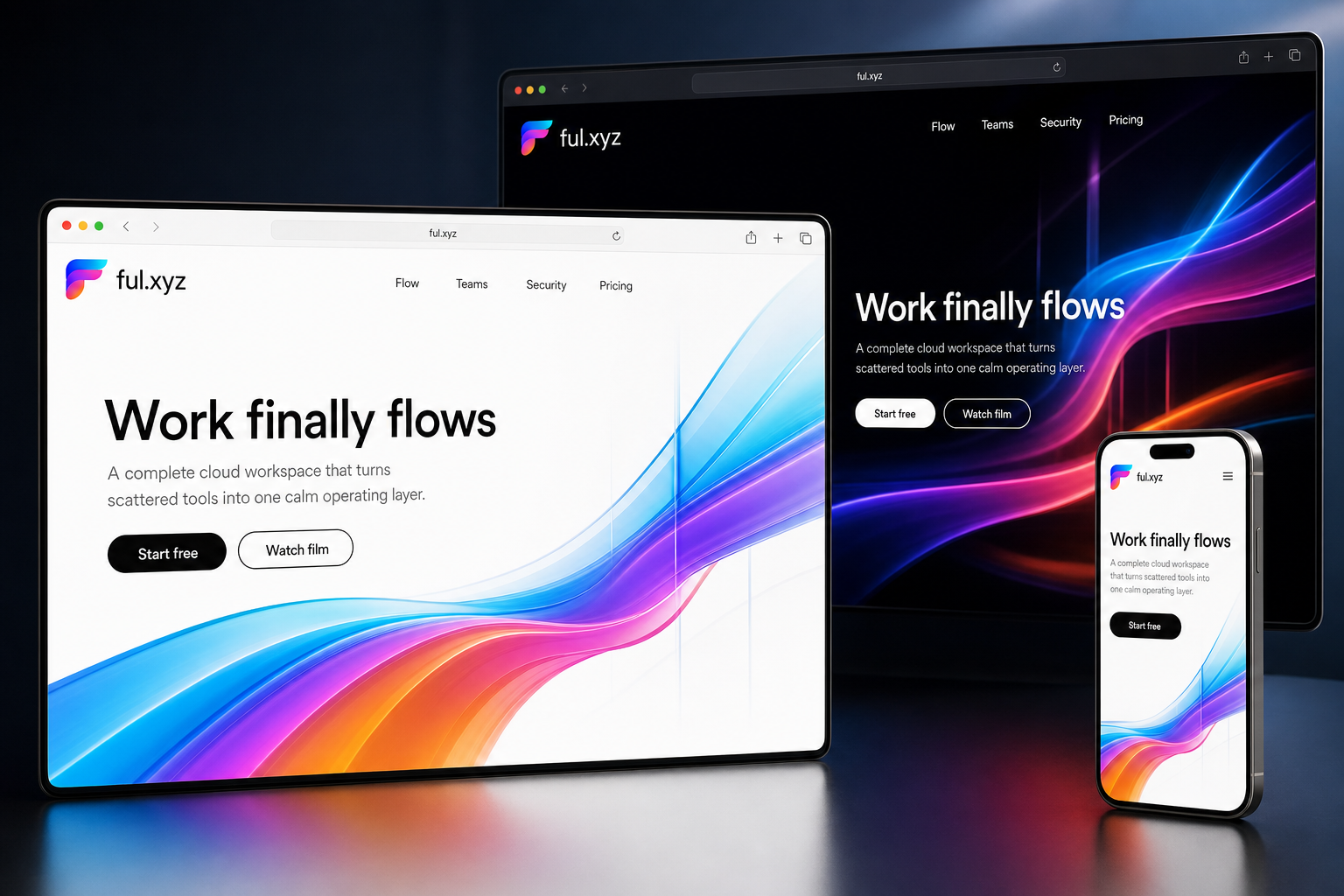 ful.xyz website concept preview