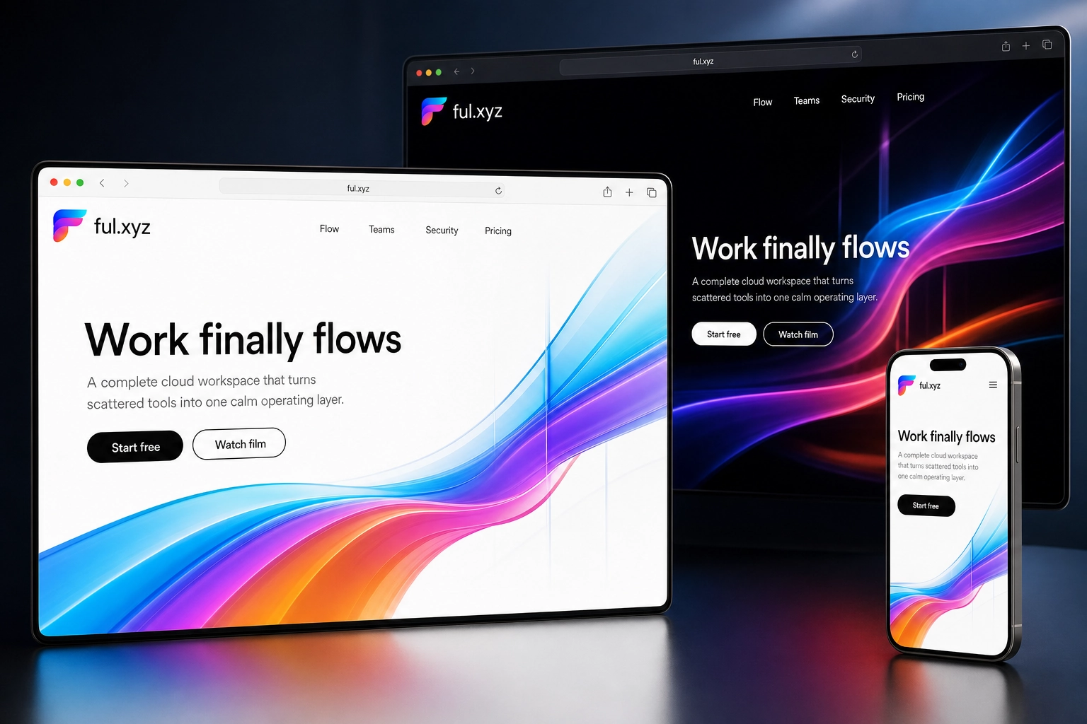 ful.xyz website concept preview