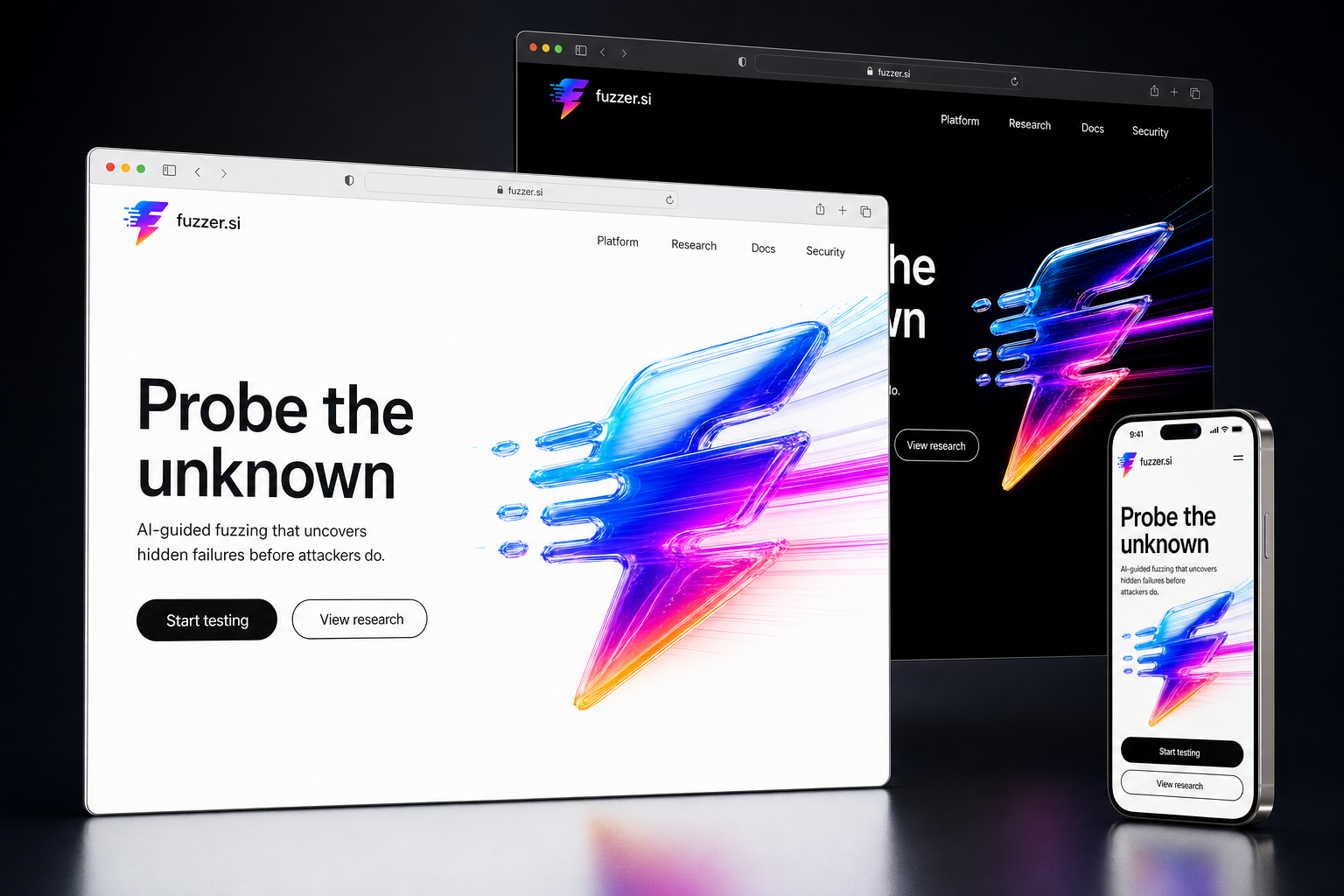 fuzzer.si website concept preview