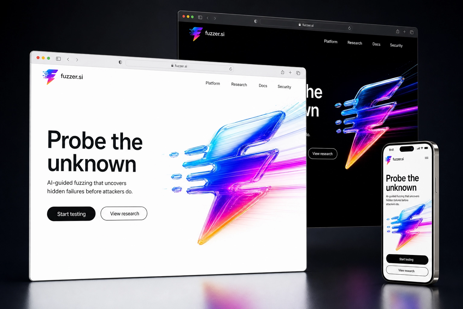 fuzzer.si website concept preview