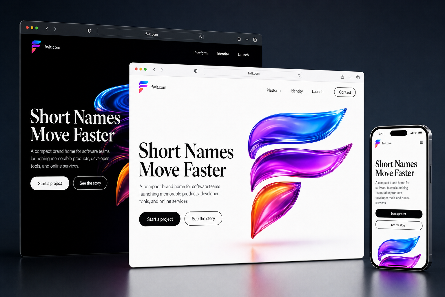 fwlt.com website concept preview
