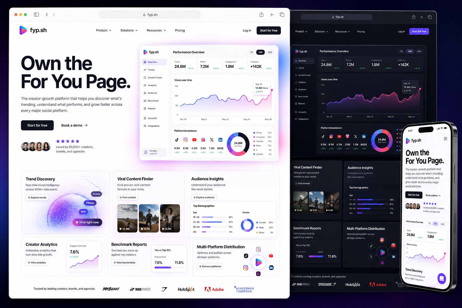 fyp.sh website concept preview