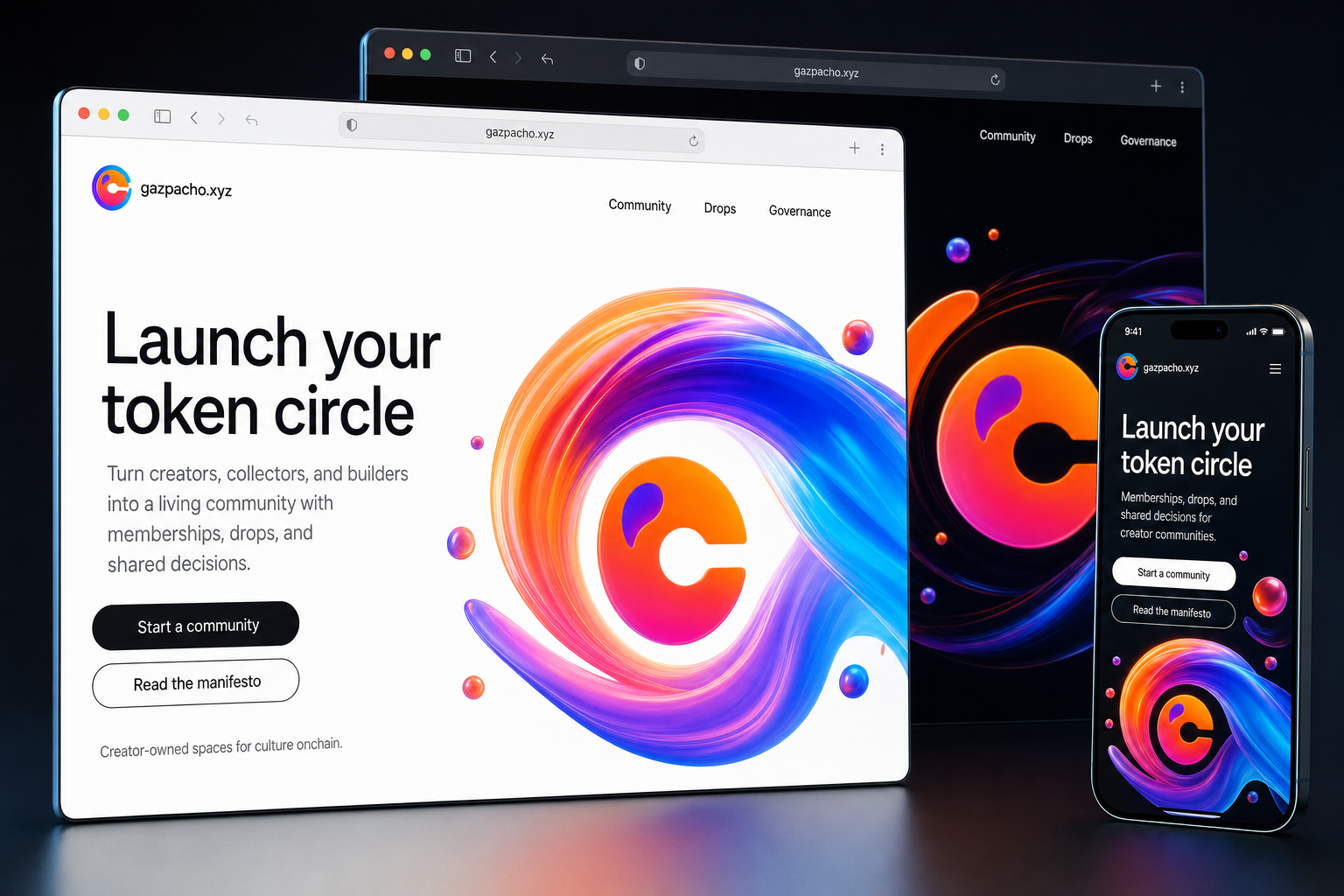 gazpacho.xyz website concept preview