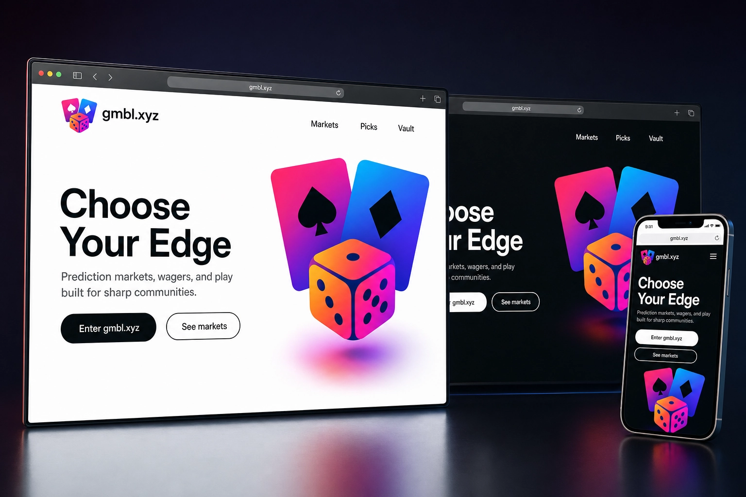 gmbl.xyz website concept preview