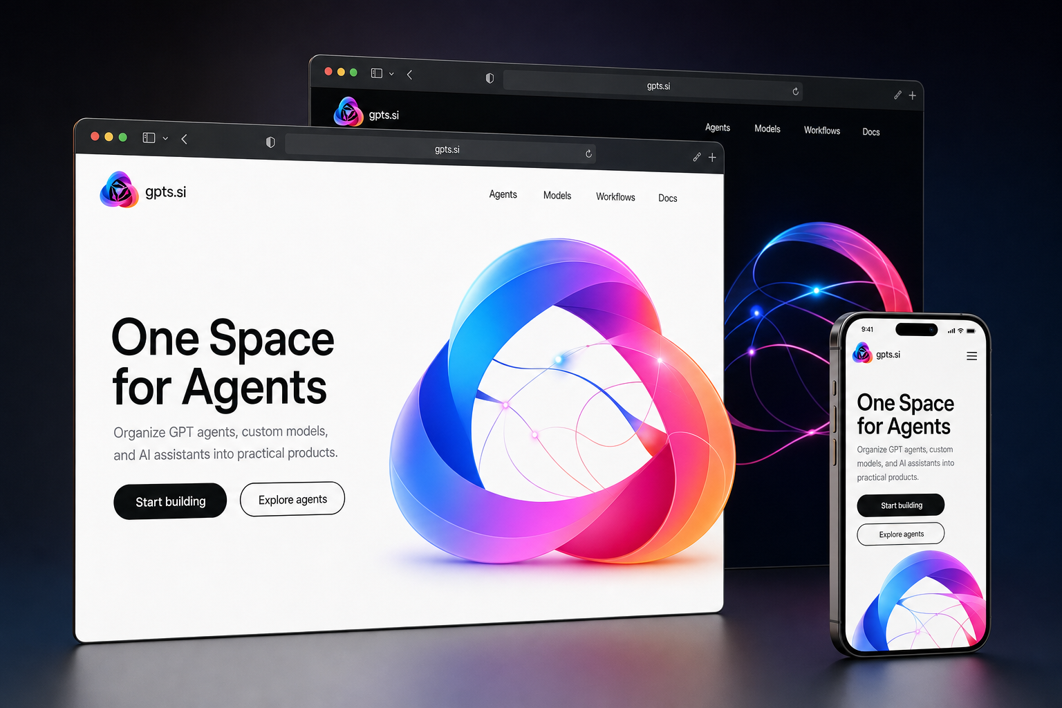 gpts.si website concept preview