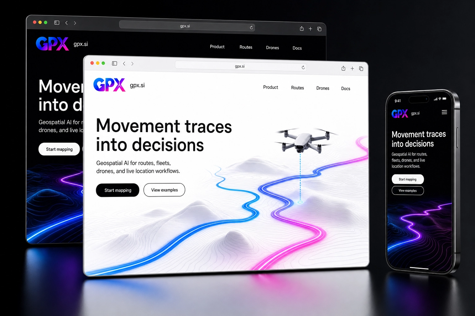 gpx.si website concept preview