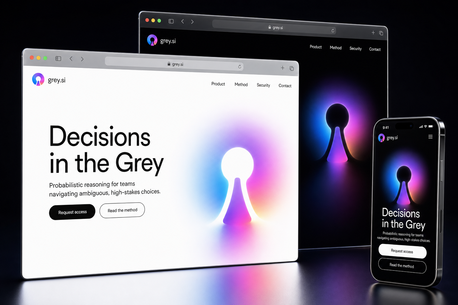 grey.si website concept preview