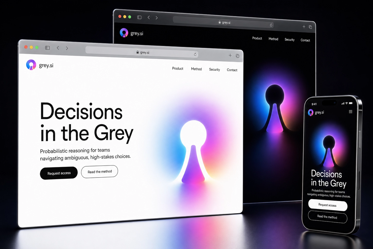 grey.si website concept preview