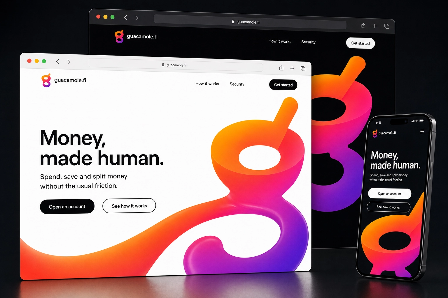 guacamole.fi website concept preview