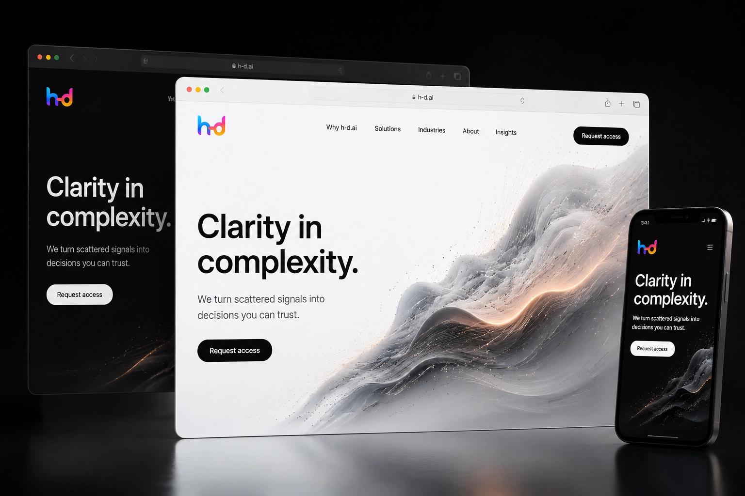 h-d.ai website concept preview