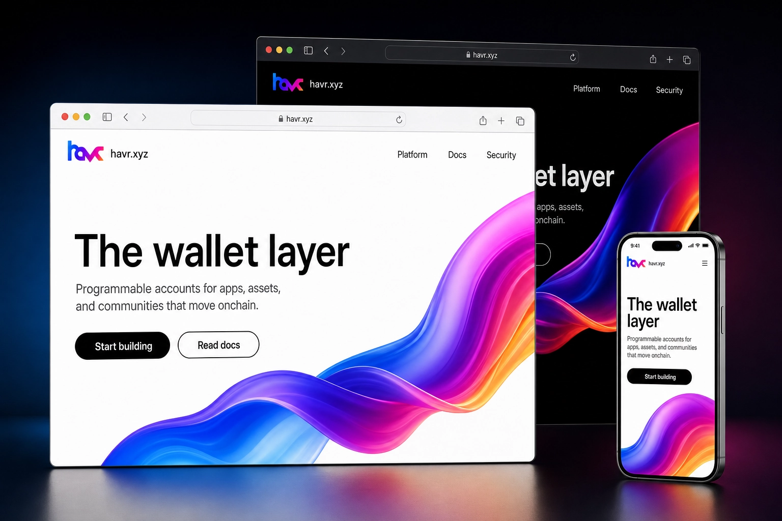havr.xyz website concept preview