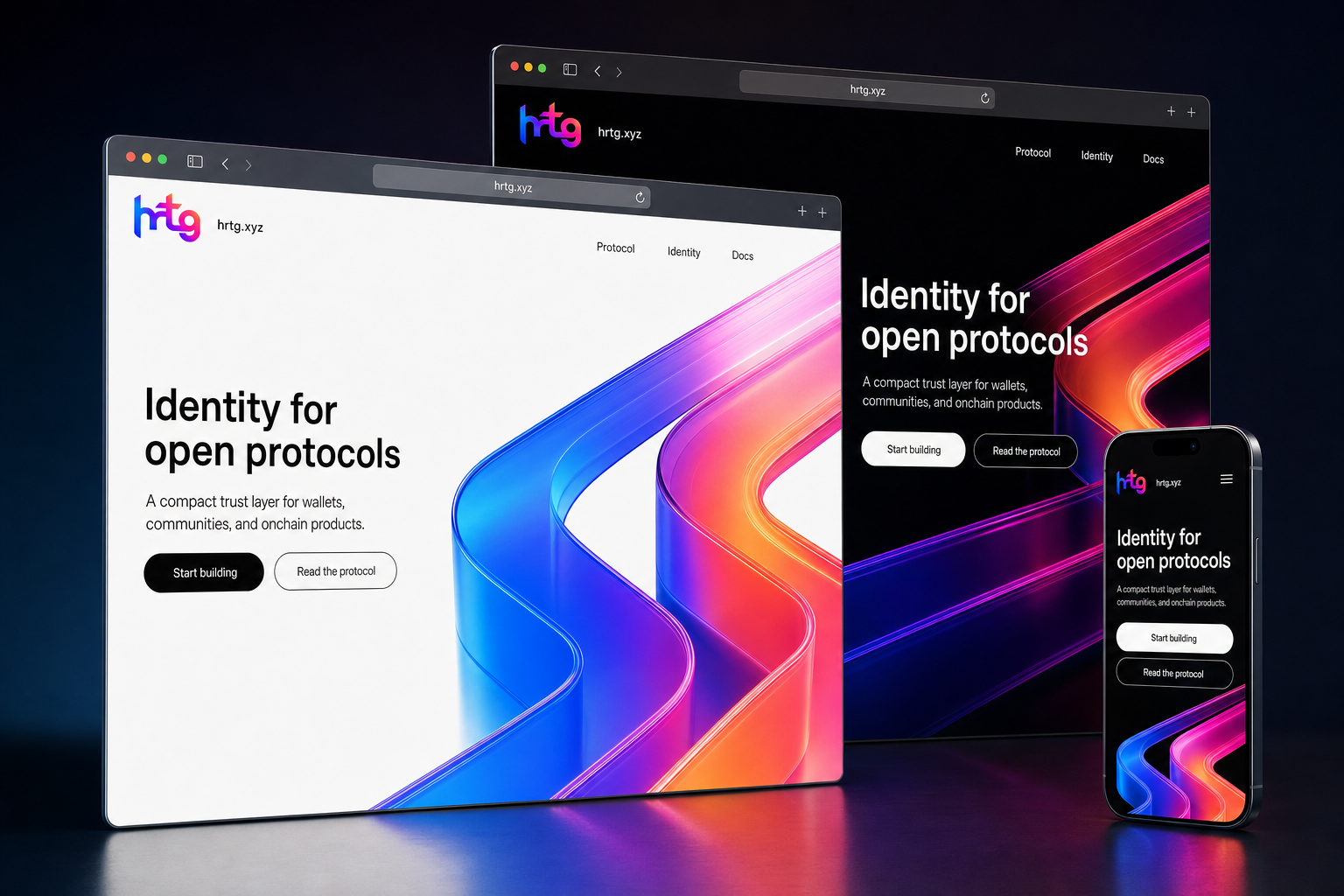 hrtg.xyz website concept preview enlarged