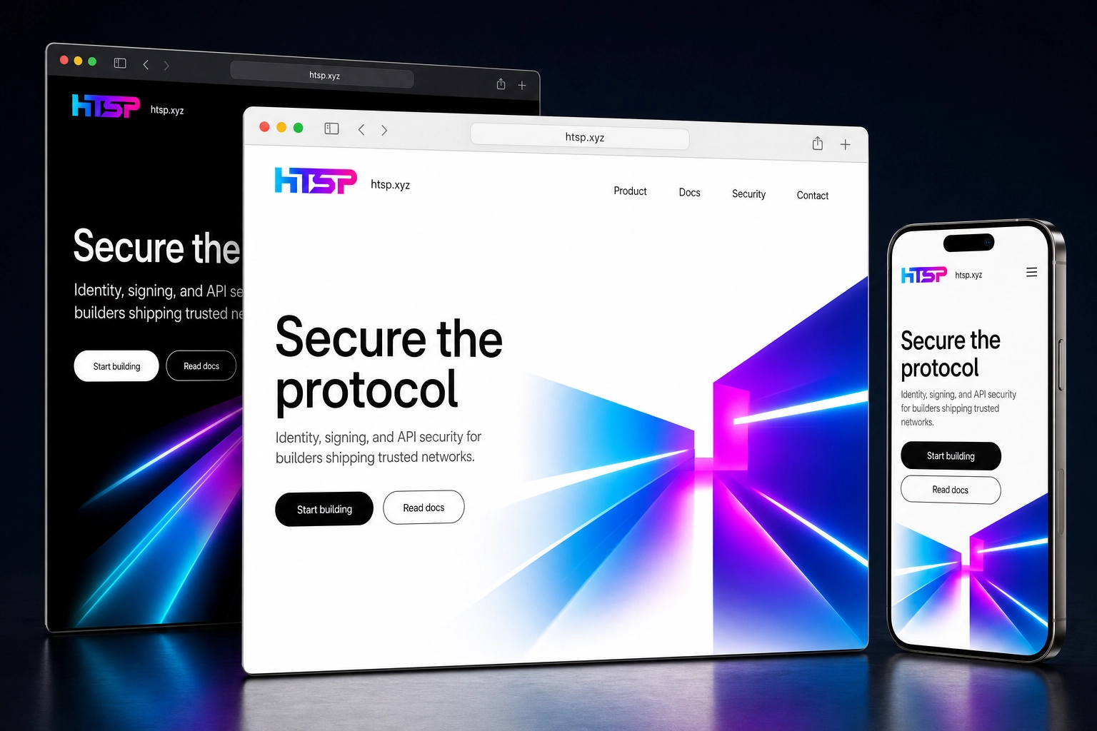 htsp.xyz website concept preview