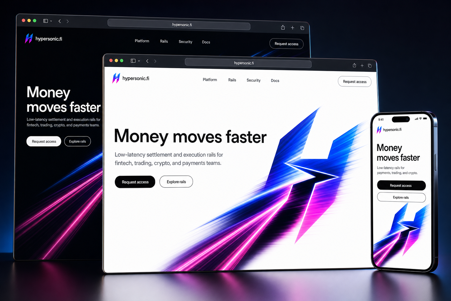 hypersonic.fi website concept preview enlarged