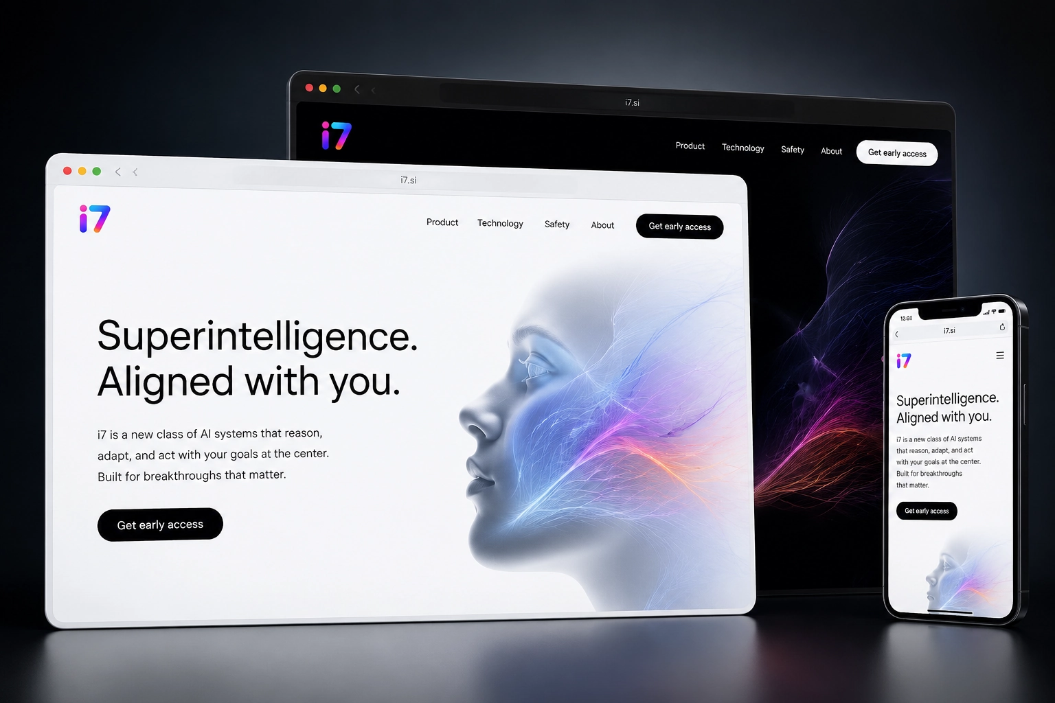 i7.si website concept preview