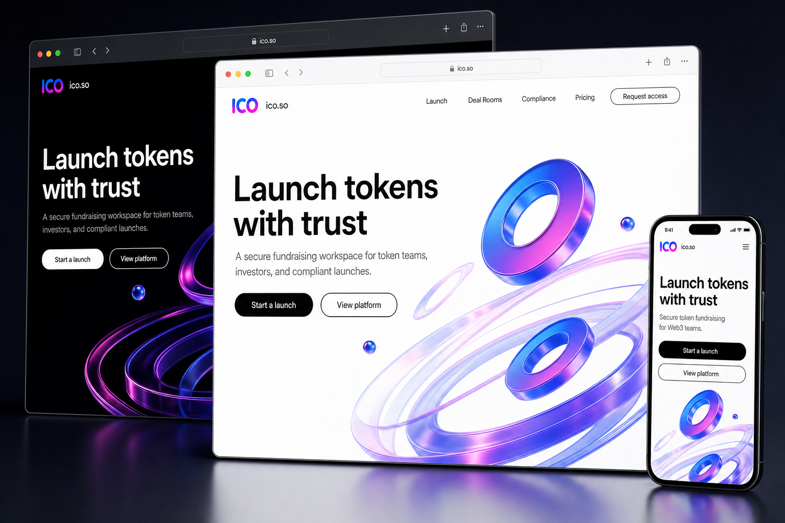 ico.so website concept preview enlarged