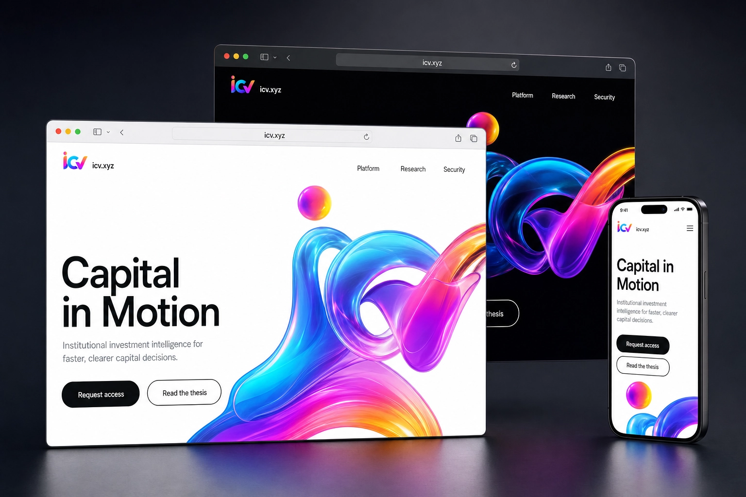 icv.xyz website concept preview