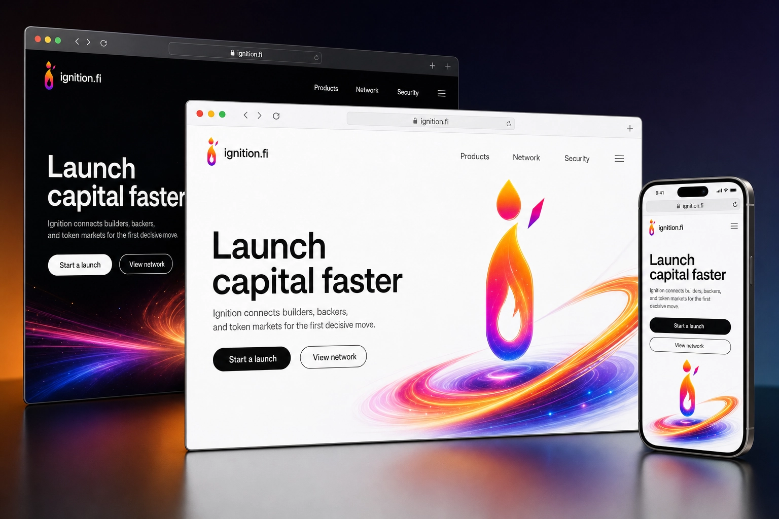 ignition.fi website concept preview