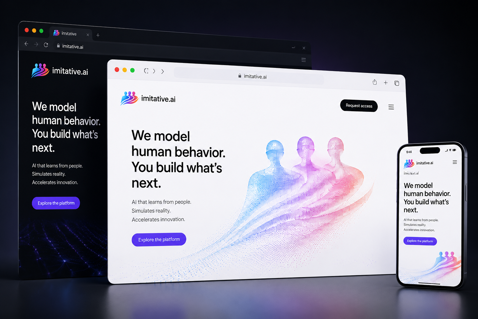 imitative.ai website concept preview