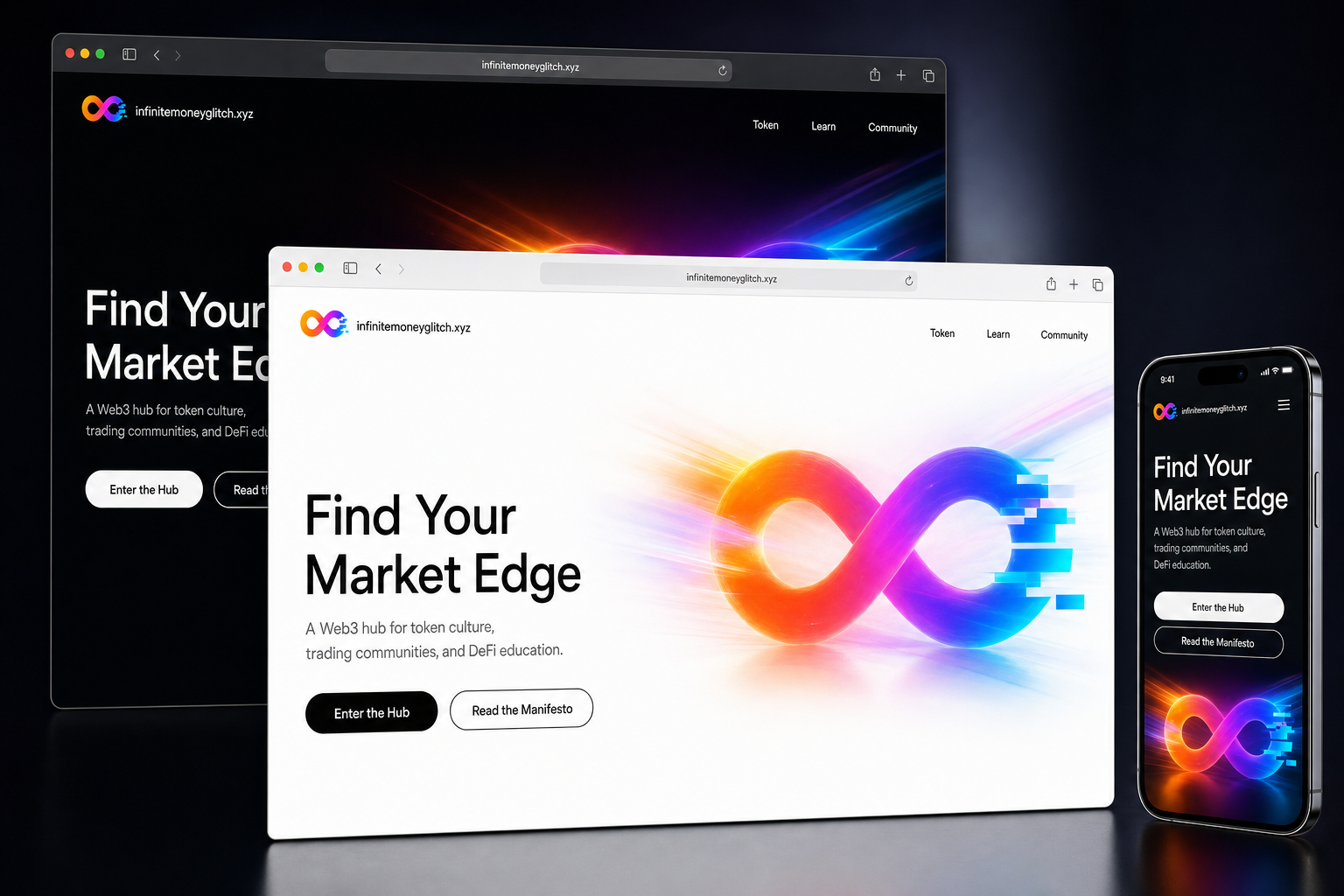 infinitemoneyglitch.xyz website concept preview enlarged