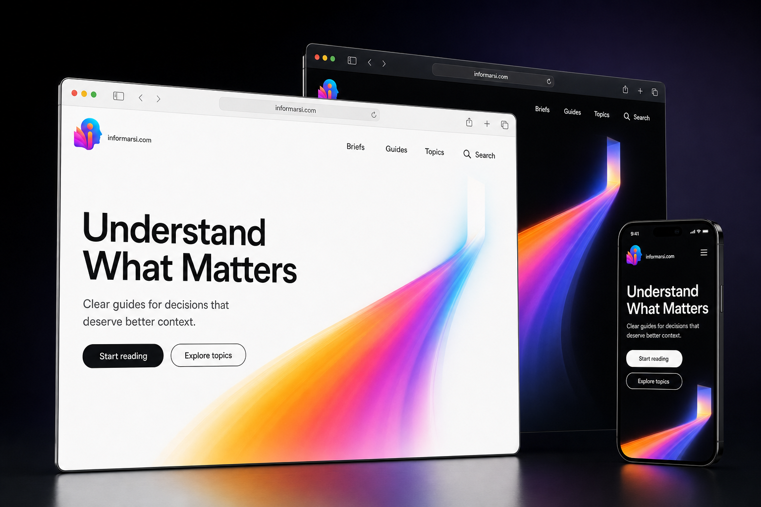 informarsi.com website concept preview