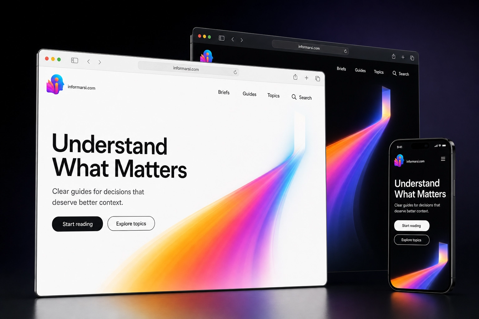informarsi.com website concept preview