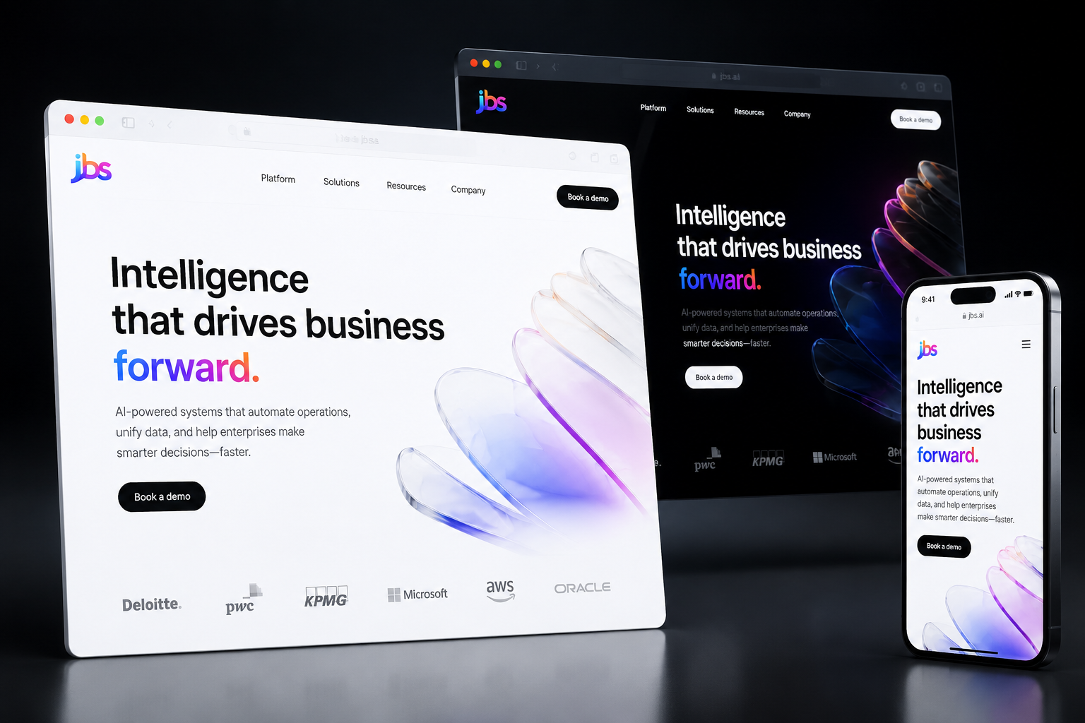 jbs.ai website concept preview