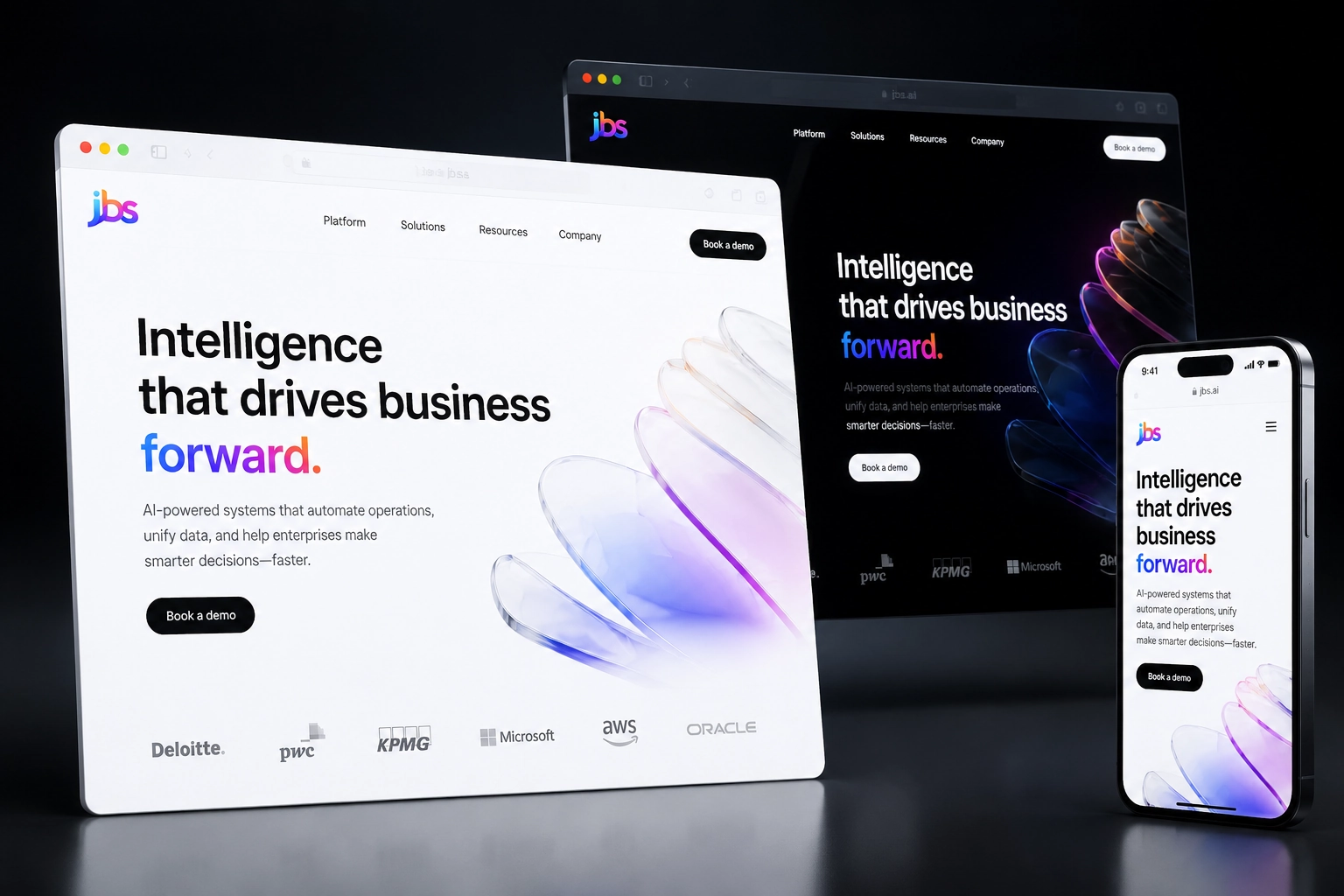 jbs.ai website concept preview