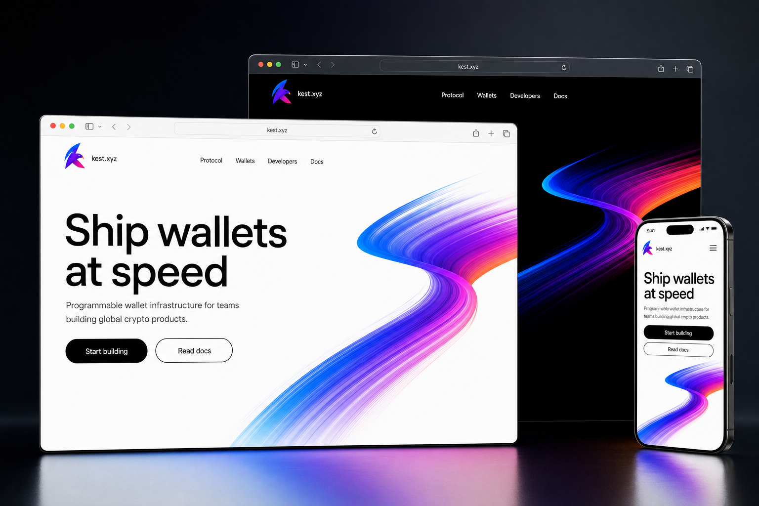 kest.xyz website concept preview