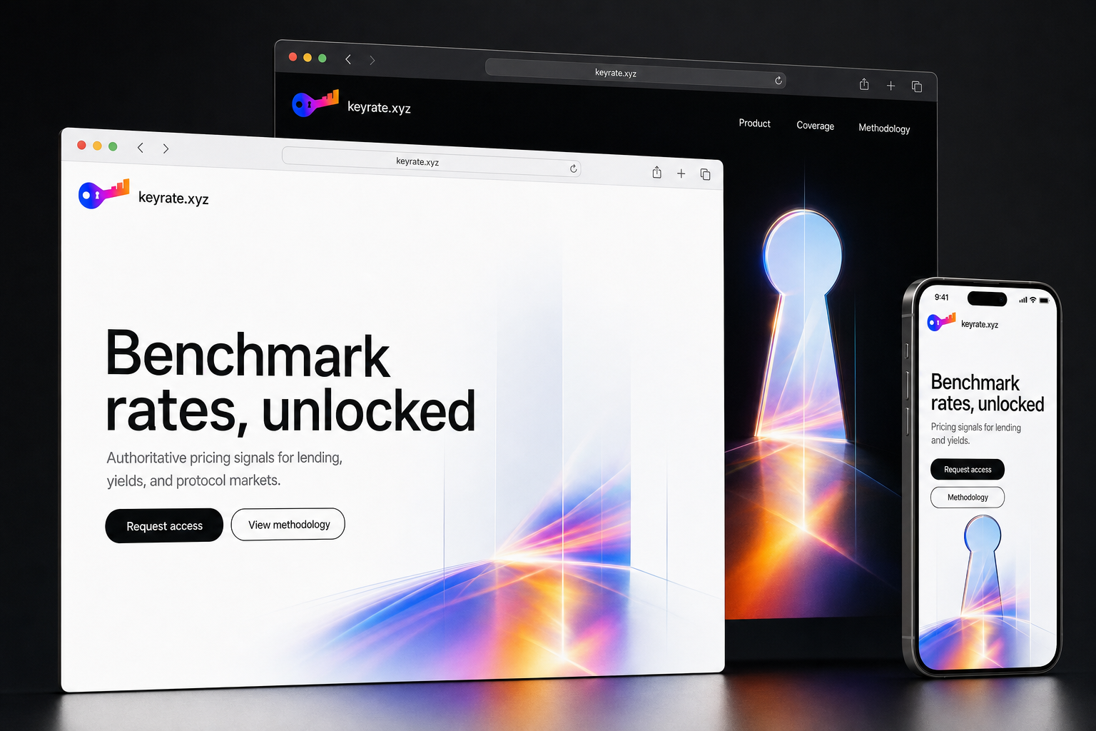 keyrate.xyz website concept preview enlarged
