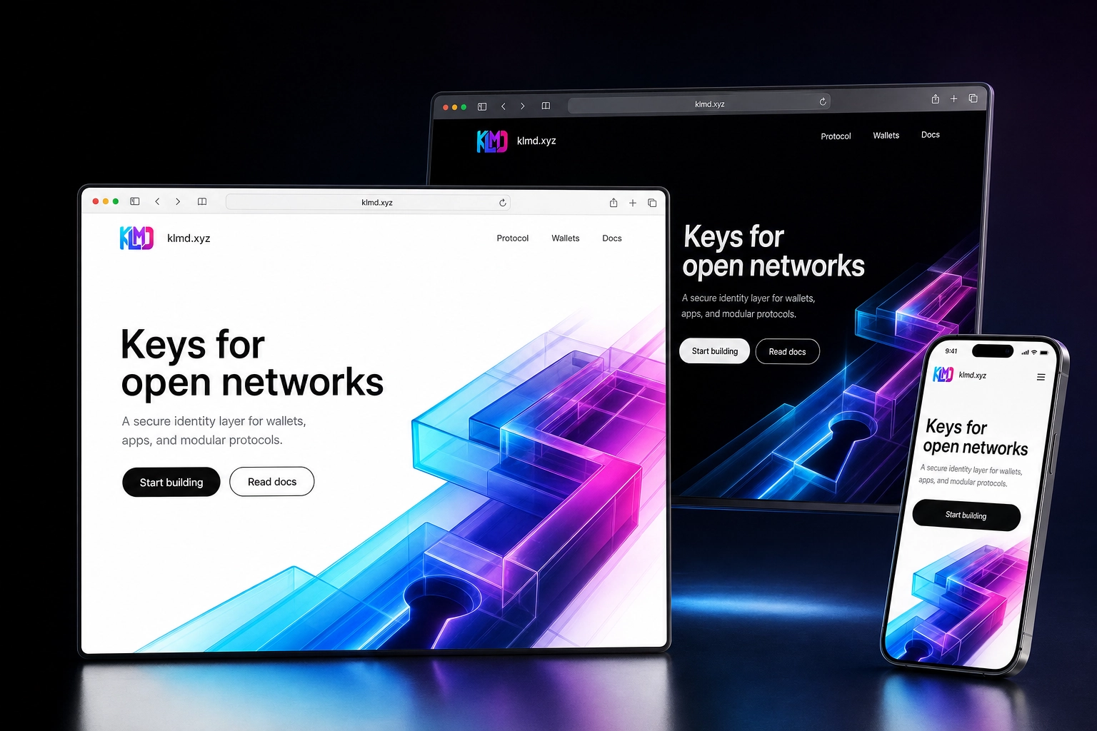 klmd.xyz website concept preview