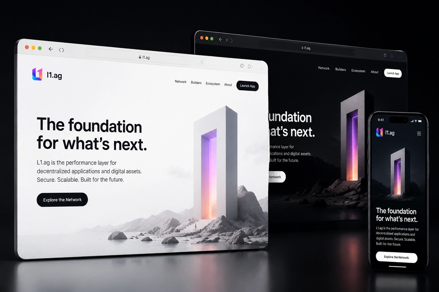 l1.ag website concept preview