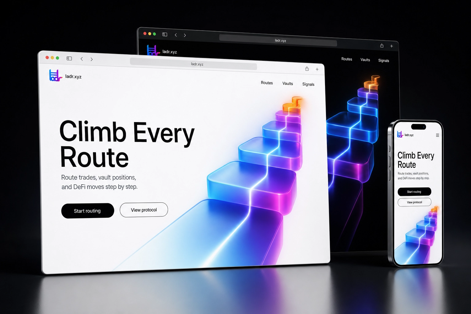 ladr.xyz website concept preview