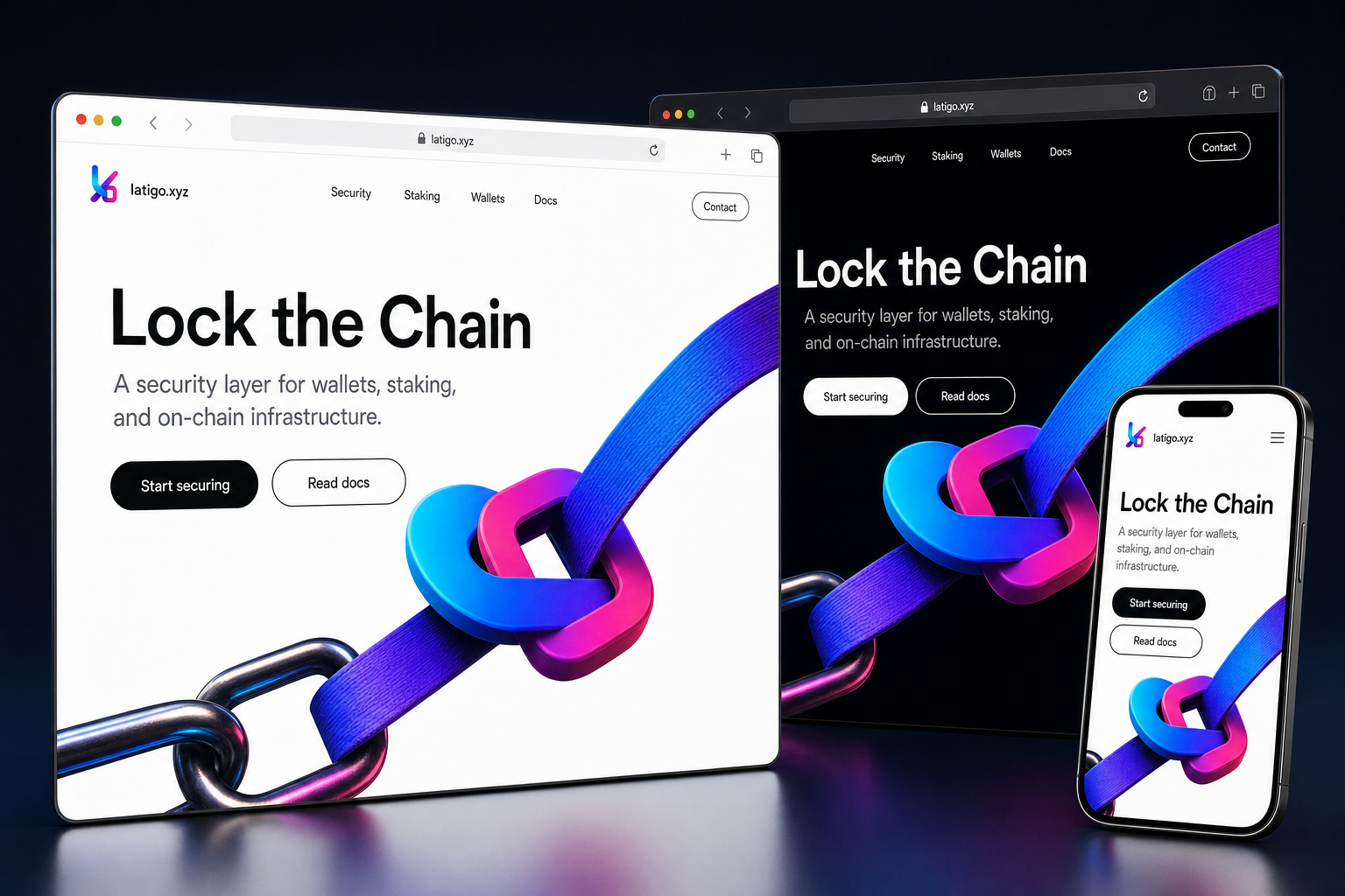 latigo.xyz website concept preview enlarged