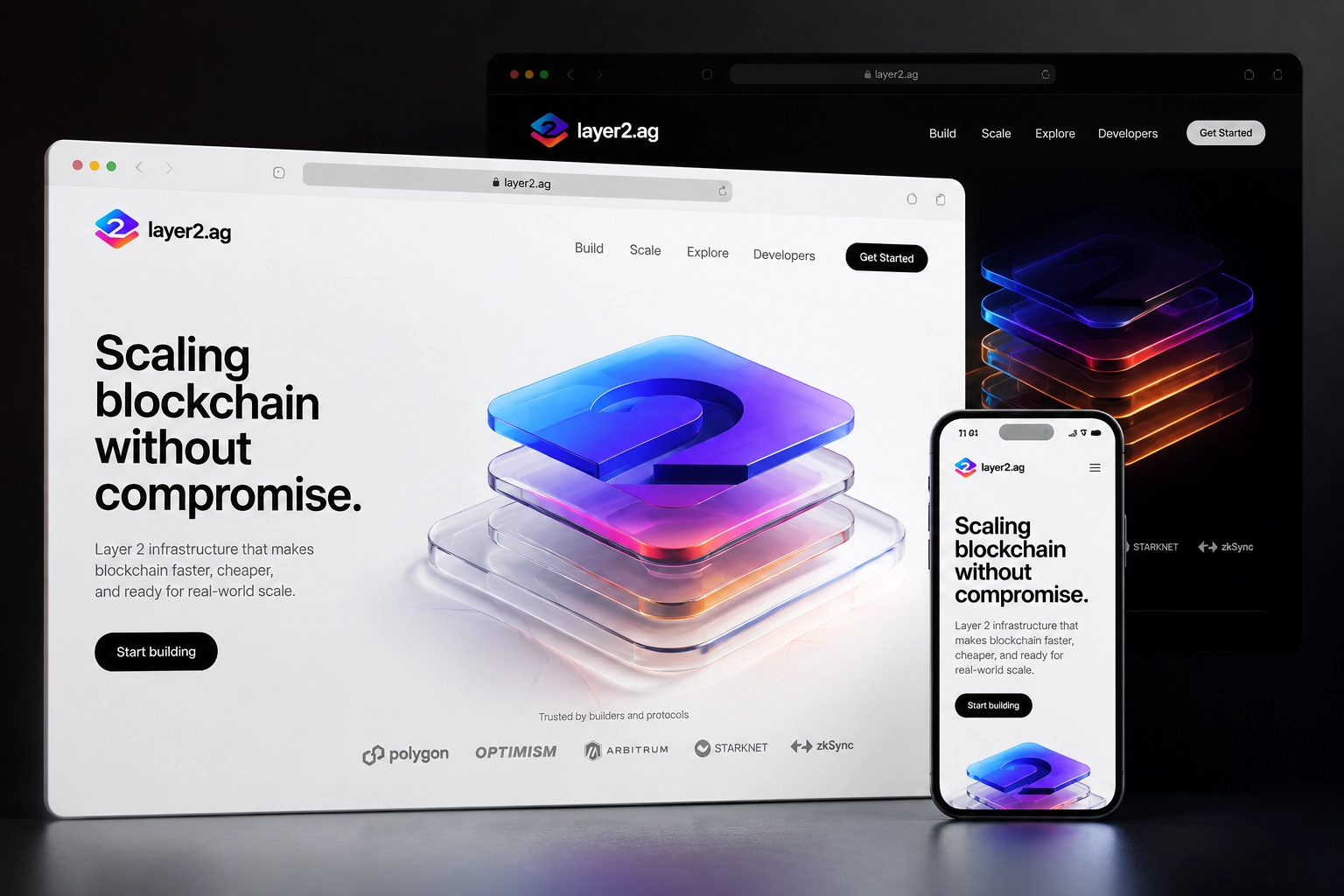layer2.ag website concept preview