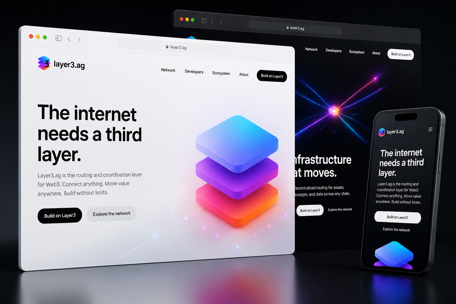 layer3.ag website concept preview