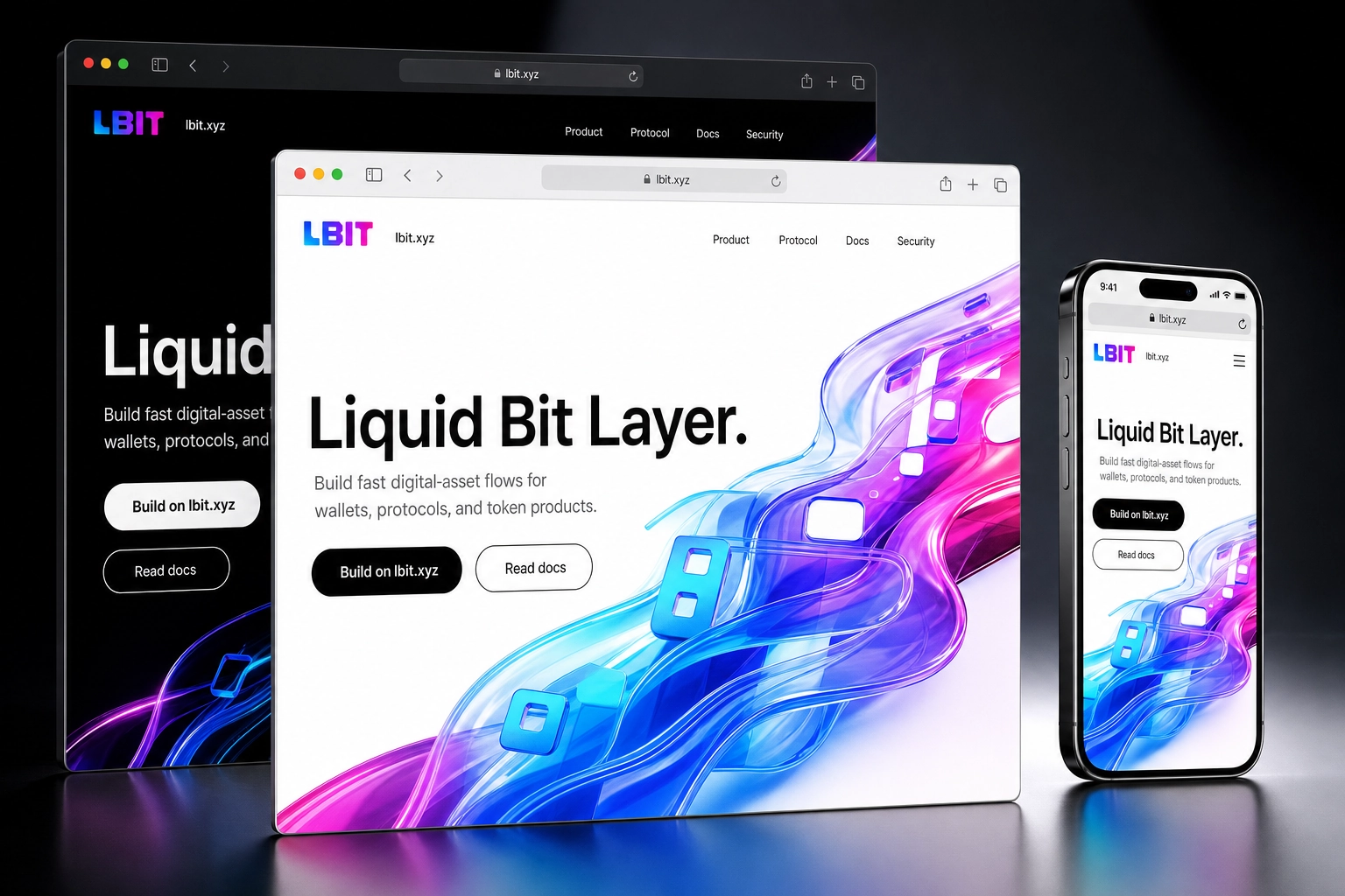 lbit.xyz website concept preview