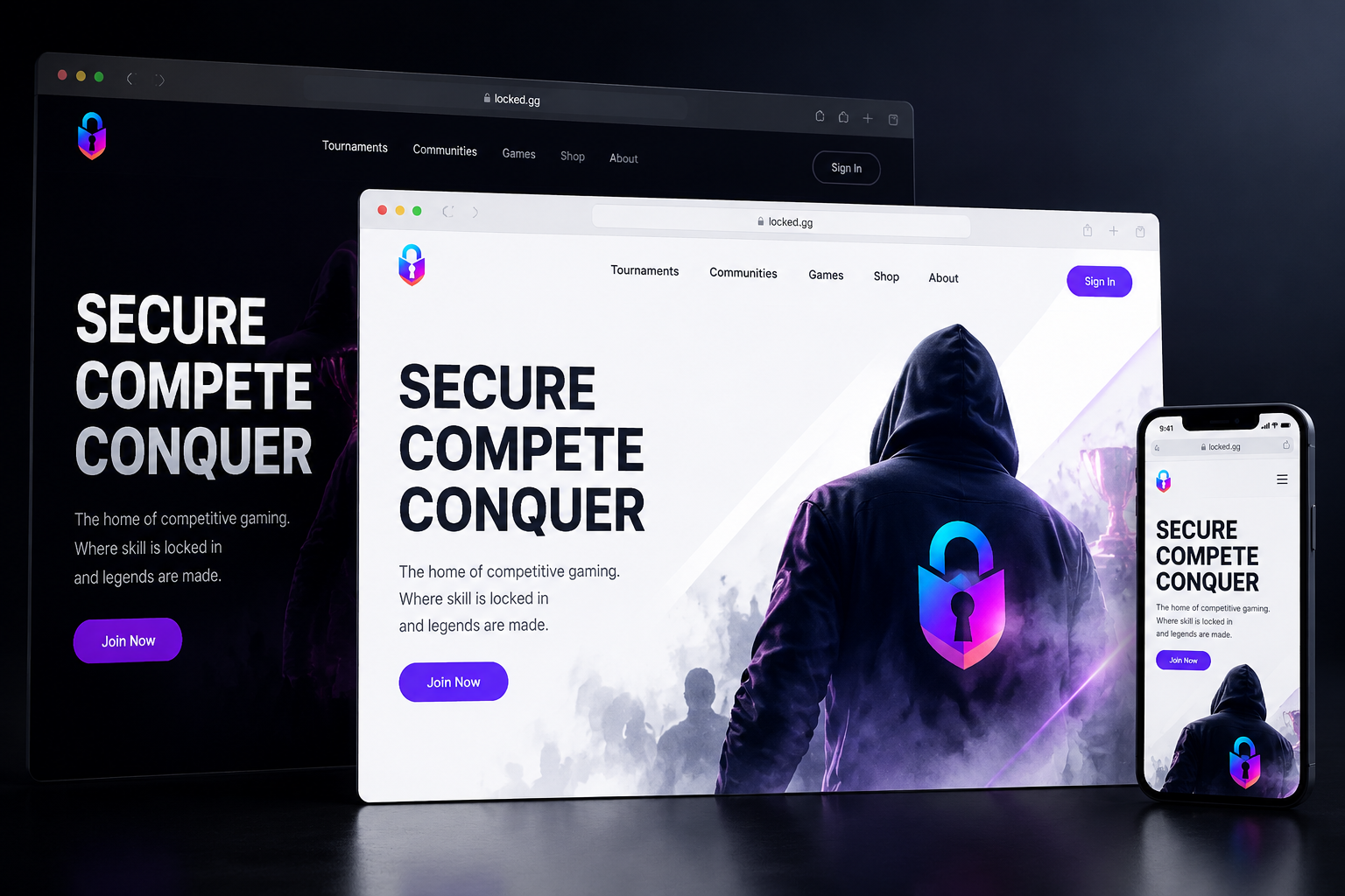 locked.gg website concept preview