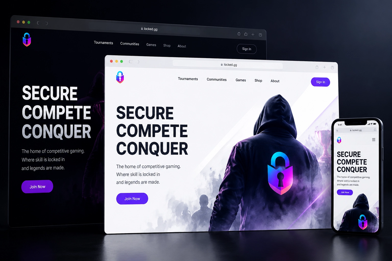 locked.gg website concept preview